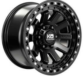 King-Wheels-Snatch-17x9-Satin-Black on sale