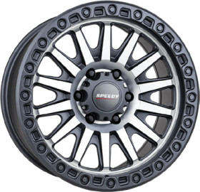 Speedy-Wheels-Drifter-17x9-Matt-GunmetalMachined on sale