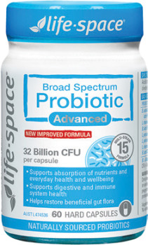 Life-Space+Broad+Spectrum+Probiotic+Advanced+60+Capsules