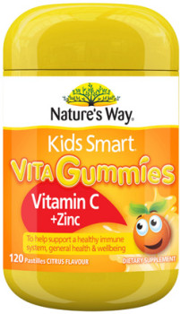 Nature%26rsquo%3Bs+Way+Kids+Smart+Vita+Gummies+Vitamin+C+%2B+Zinc+120+Pastilles