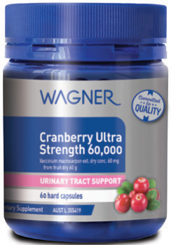 Wagner+Cranberry+Ultra+Strength+60000mg+60+Capsules