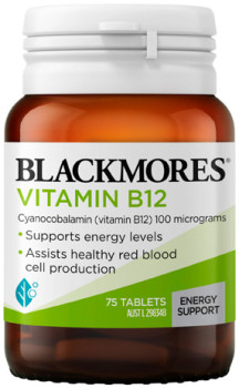 Blackmores+Vitamin+B12+100mg+75+Tablets