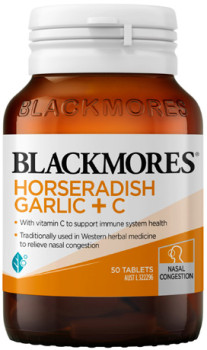 Blackmores+Horseradish+Garlic+%2B+C+50+Tablets