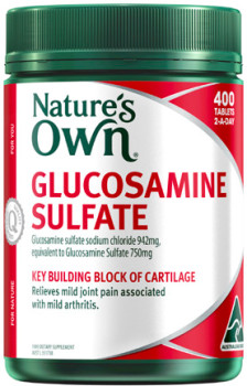 Natures-Own-Glucosamine-Sulfate-400-Tablets on sale