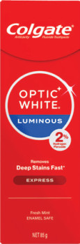 Colgate-Optic-White-Luminous-Express-85g on sale
