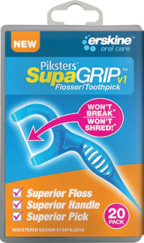 Piksters-SupaGRIP-v1-FlosserToothpick-20-Pack on sale