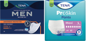 Tena-Men-Active-Fit-Absorbent-Protector-Level-3-Super-8-Pack-or-PROSkin-Pants-Maxi-Large-10-Pack on sale