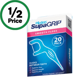 Piksters-SupaGrip-Dental-Floss-Picks-Pk-20 on sale