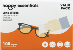 Happy+Essentials+Lens+Wipes+100+Pack%2A
