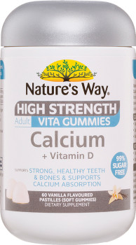 Nature%26rsquo%3Bs+Way+High+Strength+Adult+Vita+Gummies+Calcium+%2B+Vitamin+D+60+Pack%2A