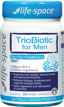 Life-Space-TrioBiotic-for-Men-30-Capsules on sale