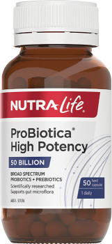 Nutra-Life-ProBiotica-High-Potency-50-Capsules on sale