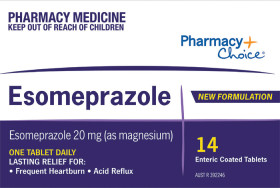Pharmacy-Choice-Esomeprazole-14-Tablets on sale