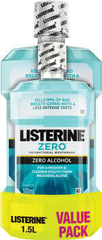 Listerine+Mouthwash+Zero+Alcohol+1.5L+Value+Pack%2A