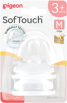 Pigeon+SofTouch+Teat+Meduim+2+Pack