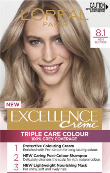 L%26%23039%3BOreal+Paris+Excellence+Triple+Care+Hair+Colour+8.1+Ash+Blonde