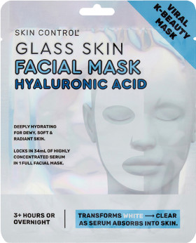 Skin+Control+Glass+Skin+Facial+Mask+Hyaluronic+Acid