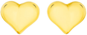 9ct+Gold+Mini+Heart+Stud+Earrings