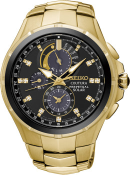 Seiko-Gents-Watch-Coutura-Solar-SSC572P on sale