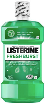 Listerine-FreshBurst-Mouthwash-750mL on sale