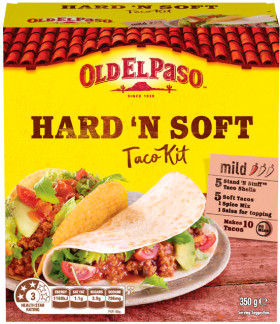 Old-El-Paso-Taco-Kit-345418g-Selected-Varieties on sale