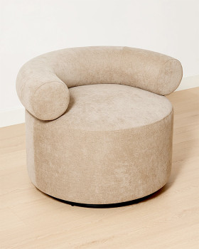 Halo+Swivel+Lounge+Chair+-+Cream