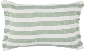 Stripe-Cushion-Green on sale