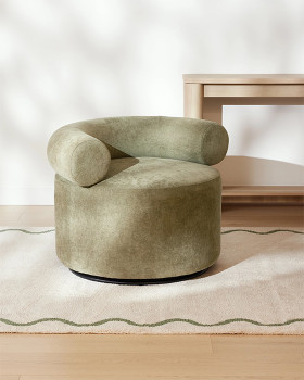 Halo-Swivel-Round-Chair-Green on sale