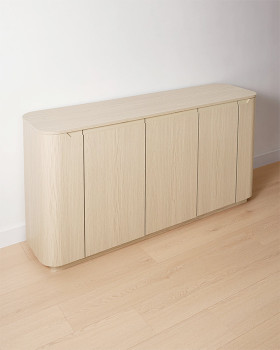 Miles-5-Door-Sideboard-Light-Oak on sale