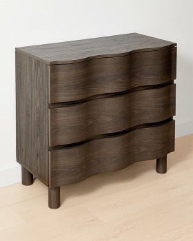 Ripple-3-Drawer-Chest-Walnut on sale