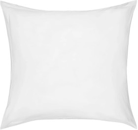 500-Thread-Count-Australian-Grown-Cotton-European-Pillowcase-White on sale
