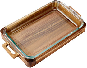 3L-Acacia-and-Glass-Baking-Dish on sale