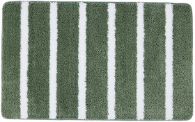 Memory-Foam-Bath-Mat-Green-Stripe on sale