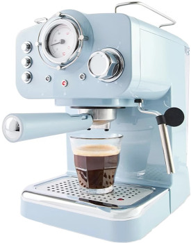 Espresso-Coffee-Machine-Blue on sale