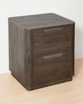 Miles-2-Drawer-Bedside-Table-Walnut on sale