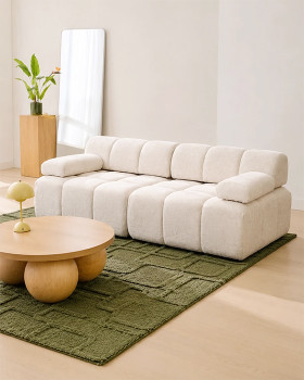 Mali-2-Seat-Compressed-Sofa-Cream on sale
