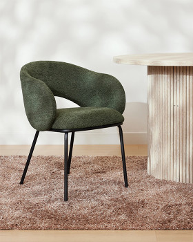Archie-Dining-Chair-Green on sale