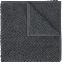 Chevron-Cotton-Bath-Towel-Grey on sale