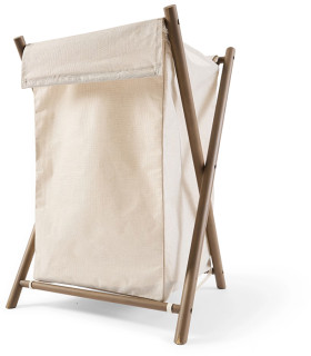 Linen-Look-Foldable-Laundry-Hamper on sale
