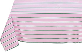Pink-Stripe-Tablecloth on sale
