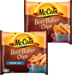 McCain+Beer+Batter+Chips+or+Wedges+750g+Selected+Varieties
