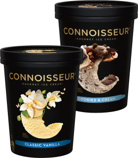Connoisseur-Gourmet-Ice-Cream-1-Litre-Selected-Varieties on sale