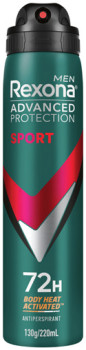 Rexona-Advanced-Protection-72hr-Antiperspirant-Spray-220mL-Selected-Varieties on sale