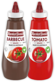 MasterFoods-Squeezy-Sauce-475500mL-Selected-Varieties on sale