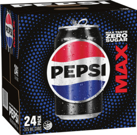 Pepsi-Max-Cans-24x375mL on sale