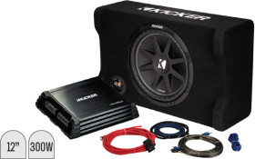 Kicker+12%26rdquo%3B+Downfiring+Subwoofer+Plus+Amplifier+%26amp%3B+Wiring+Kit