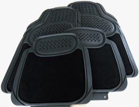 Streetwize-Phoenix-Carpetrubber-Floor-Mats-Black on sale