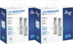 Voltage-Easyfit-Powerful-White-Led-6000K-Headlight-Globes on sale