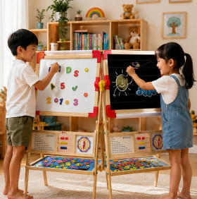 Scribble-Squad-5-In-1-Artist-Studio-Easel on sale
