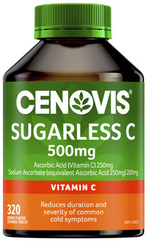 Cenovis-Sugarless-C-500mg-Chewables-320-Pack on sale